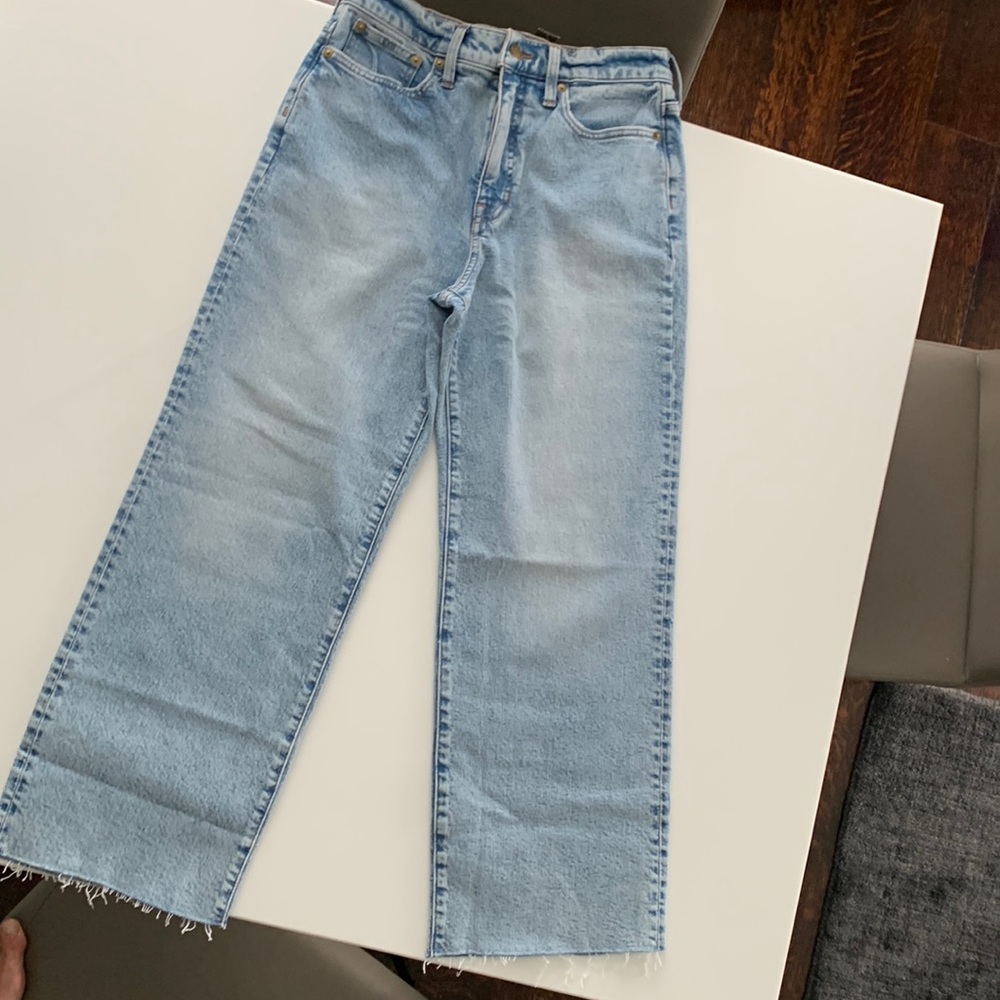 JCrew women’s slim wide leg jean size 27.  Brand new.